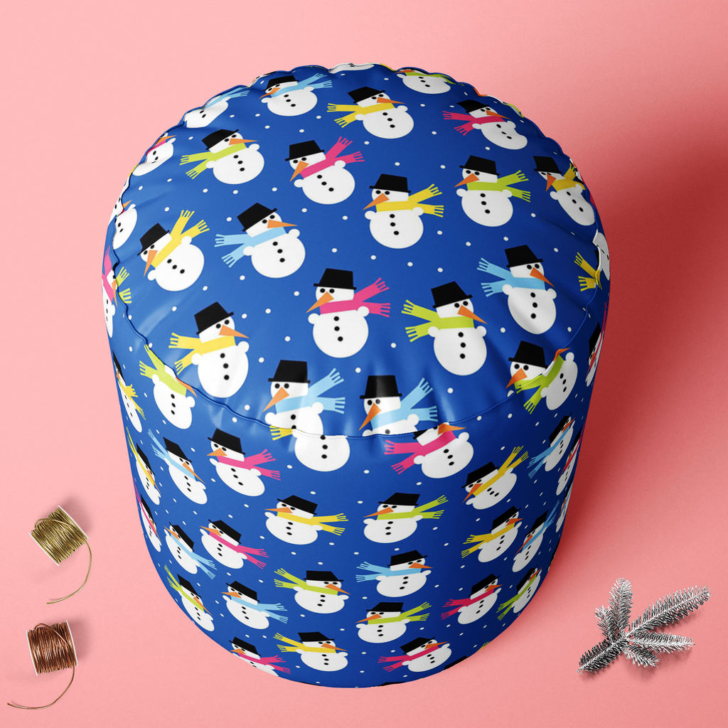 Snowman Footstool Footrest Puffy Pouffe Ottoman Bean Bag | Canvas Fabric-Footstools-FST_CB_BN-IC 5007199 IC 5007199, Baby, Books, Children, Christianity, Decorative, Holidays, Illustrations, Kids, Patterns, Signs, Signs and Symbols, snowman, footstool, footrest, puffy, pouffe, ottoman, bean, bag, canvas, fabric, background, blue, bonnet, celebration, child, christmas, cold, color, composition, cute, decor, design, element, frost, gift, gree, hat, holiday, illustration, kid, merry, night, ornament, ornate, p