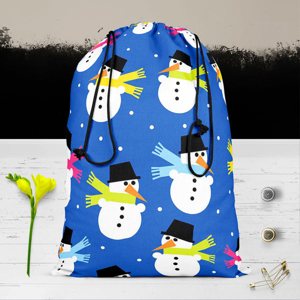 Snowman Reusable Sack Bag | Bag for Gym, Storage, Vegetable & Travel-Drawstring Sack Bags-SCK_FB_DS-IC 5007199 IC 5007199, Baby, Books, Children, Christianity, Decorative, Holidays, Illustrations, Kids, Patterns, Signs, Signs and Symbols, snowman, reusable, sack, bag, for, gym, storage, vegetable, travel, cotton, canvas, fabric, background, blue, bonnet, celebration, child, christmas, cold, color, composition, cute, decor, design, element, frost, gift, gree, hat, holiday, illustration, kid, merry, night, or