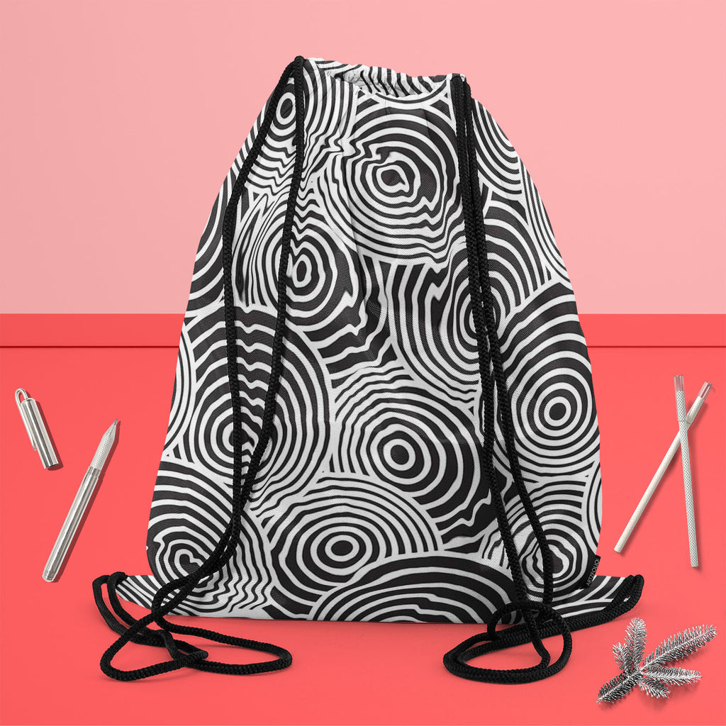 Circled Life Backpack for Students | College & Travel Bag-Backpacks-BPK_FB_DS-IC 5007200 IC 5007200, Abstract Expressionism, Abstracts, Black, Black and White, Fashion, Geometric, Geometric Abstraction, Illustrations, Patterns, Semi Abstract, White, circled, life, backpack, for, students, college, travel, bag, pattern, seamless, wallpaper, and, abstract, background, creative, decor, fabric, illustration, material, ring, textile, texture, tile, artzfolio, backpacks for girls, travel backpack, boys backpack, 
