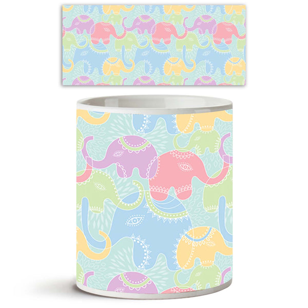 Elephants Ceramic Coffee Tea Mug Inside White-Coffee Mugs--IC 5007201 IC 5007201, Abstract Expressionism, Abstracts, Animals, Baby, Botanical, Children, Floral, Flowers, Illustrations, Indian, Kids, Nature, Patterns, Scenic, Semi Abstract, elephants, ceramic, coffee, tea, mug, inside, white, elephant, abstract, animal, background, flower, funny, illustration, india, pattern, repetition, seamless, summer, wallpaper, artzfolio, coffee mugs, custom coffee mugs, promotional coffee mugs, printed cup, promotional