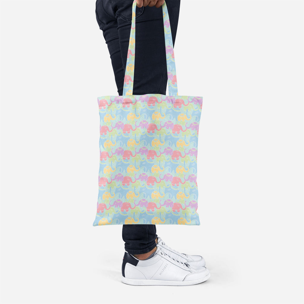 ArtzFolio Elephants Tote Bag Shoulder Purse | Multipurpose-Tote Bags Basic-AZ5007201TOT_RF-IC 5007201 IC 5007201, Abstract Expressionism, Abstracts, Animals, Baby, Botanical, Children, Floral, Flowers, Illustrations, Indian, Kids, Nature, Patterns, Scenic, Semi Abstract, elephants, tote, bag, shoulder, purse, multipurpose, elephant, abstract, animal, background, flower, funny, illustration, india, pattern, repetition, seamless, summer, wallpaper, artzfolio, tote bag, large tote bags, canvas bag, canvas tote