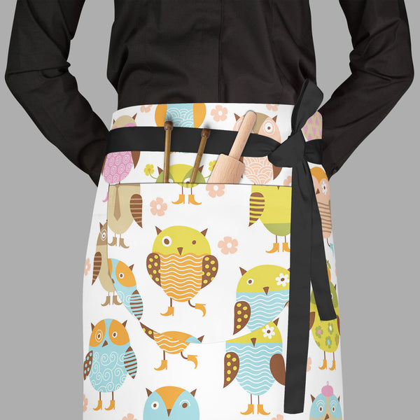 Pretty Birds Apron | Adjustable, Free Size & Waist Tiebacks-Aprons Waist to Feet-APR_WS_FT-IC 5007202 IC 5007202, Abstract Expressionism, Abstracts, Animals, Animated Cartoons, Art and Paintings, Baby, Birds, Black and White, Botanical, Caricature, Cartoons, Children, Decorative, Digital, Digital Art, Floral, Flowers, Graphic, Hearts, Illustrations, Kids, Love, Modern Art, Nature, Patterns, Scenic, Semi Abstract, Signs, Signs and Symbols, White, pretty, full-length, waist, to, feet, apron, poly-cotton, fabr