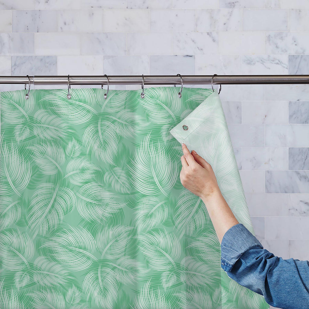 Spring Leaves D1 Washable Waterproof Shower Curtain-Shower Curtains-CUR_SH-IC 5007203 IC 5007203, Abstract Expressionism, Abstracts, Ancient, Art and Paintings, Botanical, Decorative, Digital, Digital Art, Drawing, Floral, Flowers, Graphic, Historical, Illustrations, Medieval, Nature, Patterns, Retro, Semi Abstract, Signs, Signs and Symbols, Vintage, spring, leaves, d1, washable, waterproof, shower, curtain, seamless, textile, design, abstract, art, artwork, autumn, backdrop, background, beauty, blossom, co