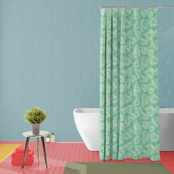 Spring Leaves D1 Washable Waterproof Shower Curtain-Shower Curtains-CUR_SH-IC 5007203 IC 5007203, Abstract Expressionism, Abstracts, Ancient, Art and Paintings, Botanical, Decorative, Digital, Digital Art, Drawing, Floral, Flowers, Graphic, Historical, Illustrations, Medieval, Nature, Patterns, Retro, Semi Abstract, Signs, Signs and Symbols, Vintage, spring, leaves, d1, washable, waterproof, polyester, shower, curtain, eyelets, seamless, textile, design, abstract, art, artwork, autumn, backdrop, background,