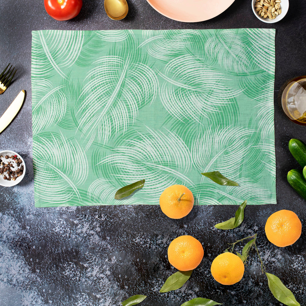 Spring Leaves D1 Table Mat Placemat-Table Place Mats Fabric-MAT_TB-IC 5007203 IC 5007203, Abstract Expressionism, Abstracts, Ancient, Art and Paintings, Botanical, Decorative, Digital, Digital Art, Drawing, Floral, Flowers, Graphic, Historical, Illustrations, Medieval, Nature, Patterns, Retro, Semi Abstract, Signs, Signs and Symbols, Vintage, spring, leaves, d1, table, mat, placemat, seamless, textile, design, abstract, art, artwork, autumn, backdrop, background, beauty, blossom, color, continuity, creative
