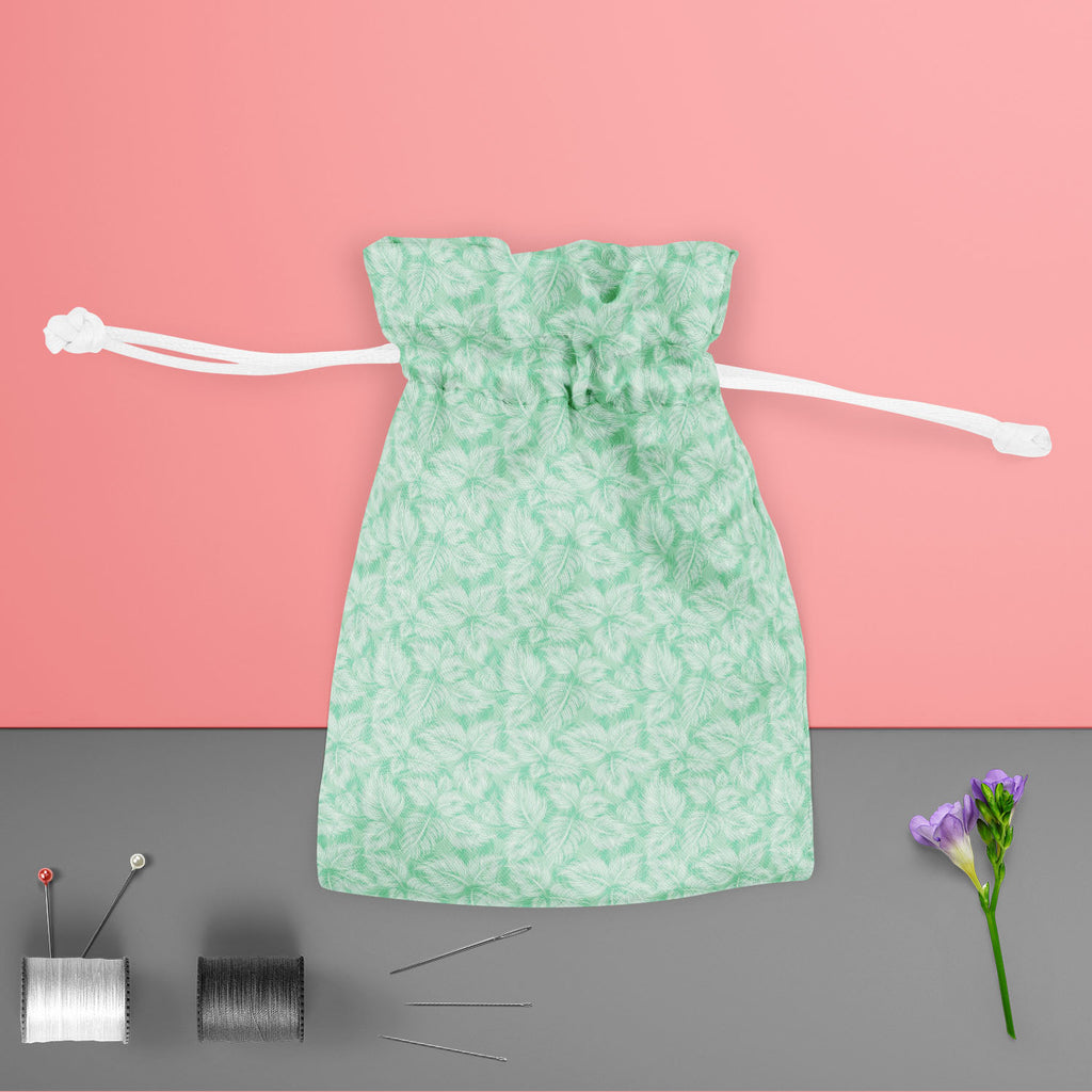 Spring Leaves D1 Pouch Wrist Potli Bag | Bag for Weddings & Casual Parties-Drawstring Pouches-PCH_FB_DS-IC 5007203 IC 5007203, Abstract Expressionism, Abstracts, Ancient, Art and Paintings, Botanical, Decorative, Digital, Digital Art, Drawing, Floral, Flowers, Graphic, Historical, Illustrations, Medieval, Nature, Patterns, Retro, Semi Abstract, Signs, Signs and Symbols, Vintage, spring, leaves, d1, pouch, wrist, potli, bag, for, weddings, casual, parties, seamless, textile, design, abstract, art, artwork, a