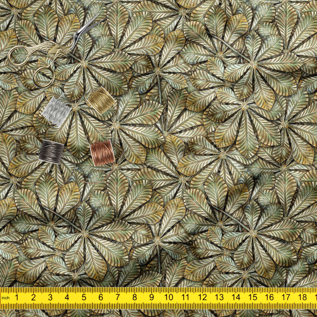 Chestnut Leafs Upholstery Fabric by Metre | For Sofa, Curtains, Cushions, Furnishing, Craft, Dress Material-Upholstery Fabrics-FAB_RW-IC 5007204 IC 5007204, Art and Paintings, Botanical, Decorative, Floral, Flowers, Nature, Patterns, Metallic, chestnut, leafs, upholstery, fabric, by, metre, for, sofa, curtains, cushions, furnishing, craft, dress, material, seamless, pattern, art, backdrop, background, bronzed, brown, closeup, decorate, decoration, embellish, forge, greenish, hammered, leaf, metal, ornament,