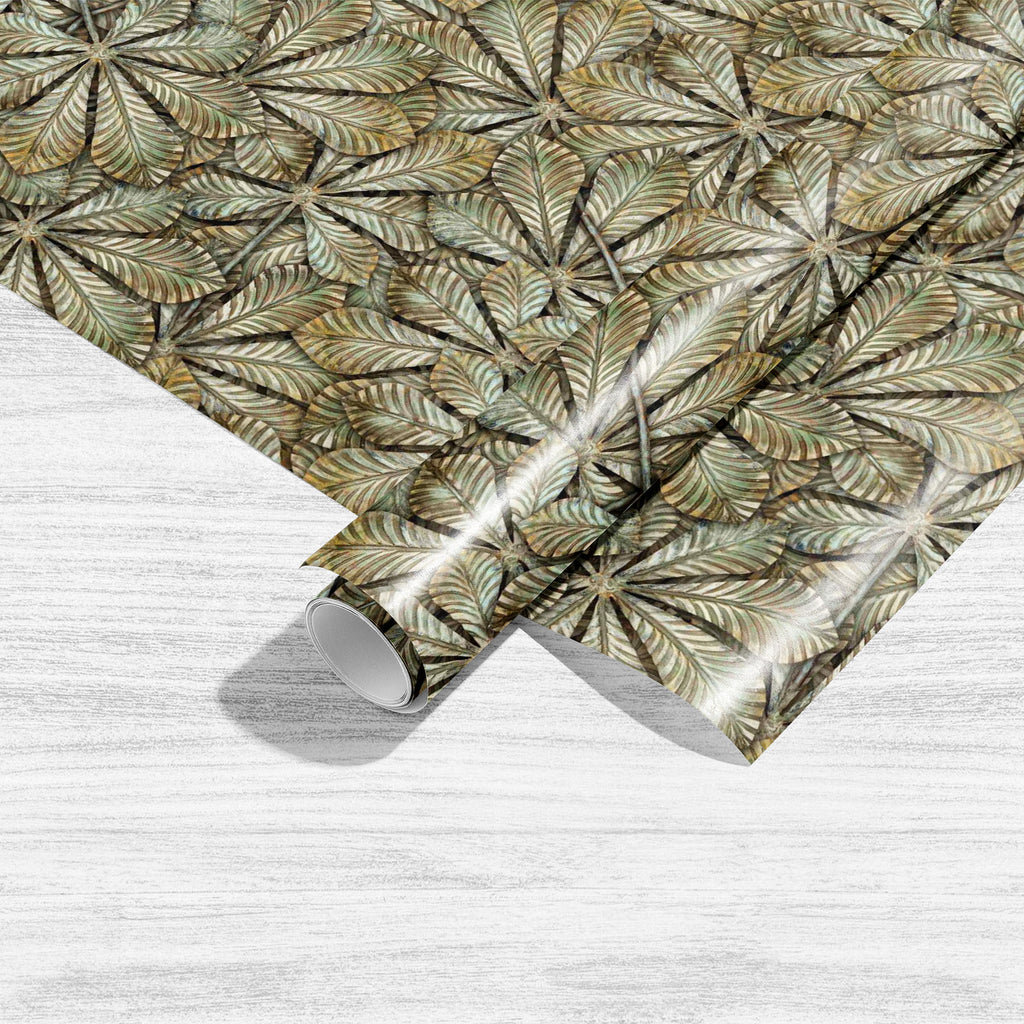 Chestnut Leafs Art & Craft Gift Wrapping Paper-Wrapping Papers-WRP_PP-IC 5007204 IC 5007204, Art and Paintings, Botanical, Decorative, Floral, Flowers, Nature, Patterns, Metallic, chestnut, leafs, art, craft, gift, wrapping, paper, seamless, pattern, backdrop, background, bronzed, brown, closeup, decorate, decoration, embellish, forge, greenish, hammered, leaf, metal, ornament, ornamental, oxide, plate, seamlessly, texture, wrought, artzfolio, wrapping paper, gift wrapping paper, gift wrapping, birthday wra