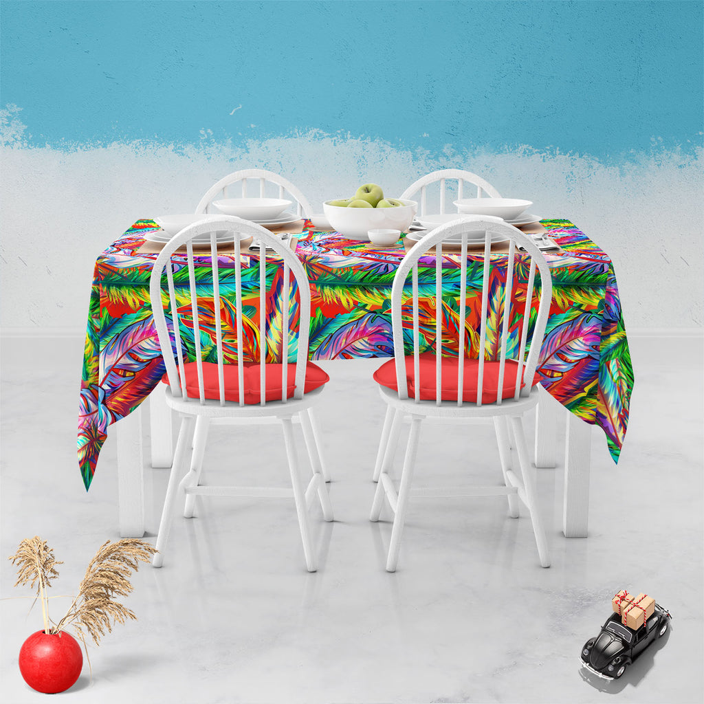 Bright Feathers Table Cloth Cover-Table Covers-CVR_TB_NR-IC 5007206 IC 5007206, Abstract Expressionism, Abstracts, Art and Paintings, Birds, Decorative, Drawing, Festivals, Festivals and Occasions, Festive, Illustrations, Nature, Paintings, Patterns, Scenic, Semi Abstract, Signs, Signs and Symbols, bright, feathers, table, cloth, cover, seamless, feather, abstract, art, backdrop, background, beautiful, bird, brazil, canvas, carnival, decor, decoration, design, eve, exotic, fashionable, festival, flock, illu