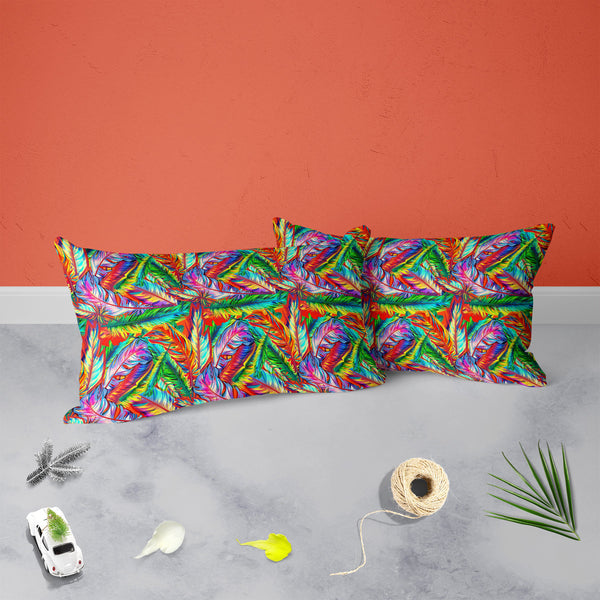 Bright Feathers Pillow Cover Case-Pillow Cases-PIL_CV-IC 5007206 IC 5007206, Abstract Expressionism, Abstracts, Art and Paintings, Birds, Decorative, Drawing, Festivals, Festivals and Occasions, Festive, Illustrations, Nature, Paintings, Patterns, Scenic, Semi Abstract, Signs, Signs and Symbols, bright, feathers, pillow, cover, cases, for, bedroom, living, room, poly, cotton, fabric, seamless, feather, abstract, art, backdrop, background, beautiful, bird, brazil, canvas, carnival, decor, decoration, design,