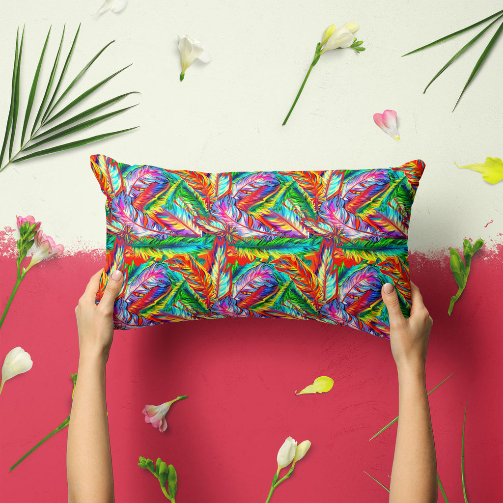 Bright Feathers Pillow Cover Case-Pillow Cases-PIL_CV-IC 5007206 IC 5007206, Abstract Expressionism, Abstracts, Art and Paintings, Birds, Decorative, Drawing, Festivals, Festivals and Occasions, Festive, Illustrations, Nature, Paintings, Patterns, Scenic, Semi Abstract, Signs, Signs and Symbols, bright, feathers, pillow, cover, case, seamless, feather, abstract, art, backdrop, background, beautiful, bird, brazil, canvas, carnival, decor, decoration, design, eve, exotic, fashionable, festival, flock, illustr