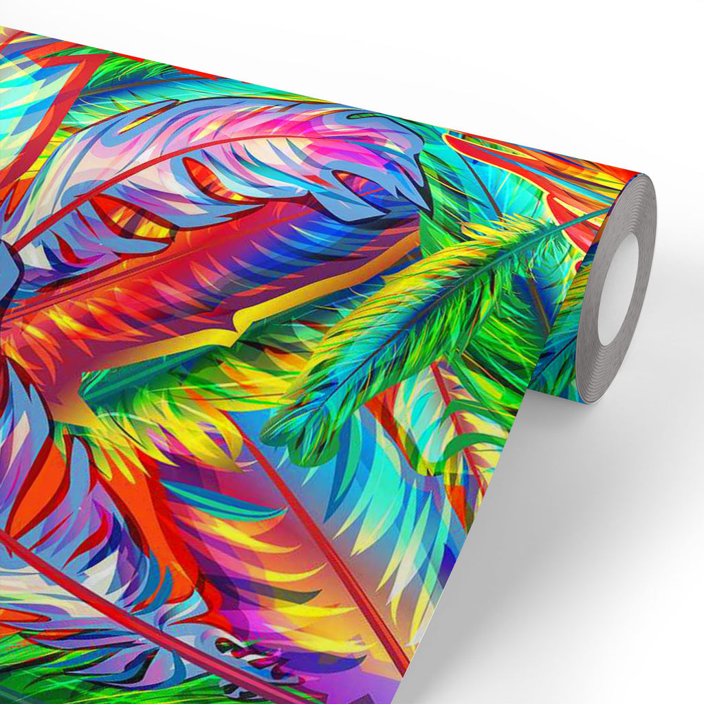 ArtzFolio Bright Feathers Wallpaper Roll | Easy to Install-Wallpapers Peel & Stick-AZHOM9393777WAL_L-Image Code 5007206 Vishnu Image Folio Pvt Ltd, IC 5007206, ArtzFolio, Wallpapers Peel & Stick, Birds, Kids, Digital Art, bright, feathers, wallpaper, roll, easy, to, install, abstract, vinyl, self, adhesive, brick, for, walls, living, room, drawing, large, size, children, sticker, bedroom, pitaara, box, bathroom, textured, big, office, reception, amazonbasics, decorative, home, waterproof, designer, small, p