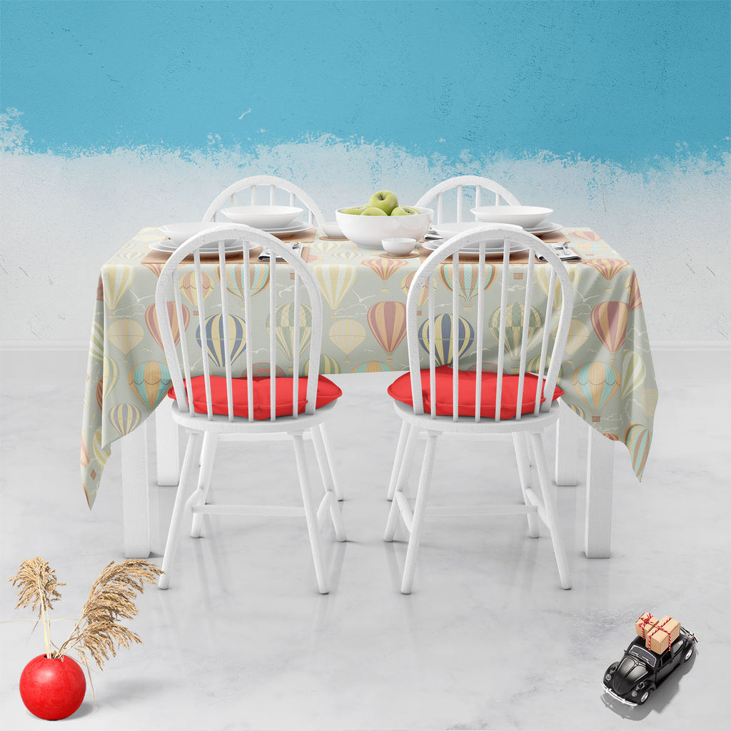 Air Balloons Table Cloth Cover-Table Covers-CVR_TB_NR-IC 5007207 IC 5007207, Ancient, Art and Paintings, Automobiles, Birds, Drawing, Festivals, Festivals and Occasions, Festive, Historical, Illustrations, Medieval, Paintings, Patterns, Retro, Signs, Signs and Symbols, Sports, Stripes, Transportation, Travel, Vehicles, Vintage, air, balloons, table, cloth, cover, hot, balloon, seamless, above, adventure, aerial, art, aviation, background, ballooning, basket, bird, blue, cloud, color, design, festival, fligh