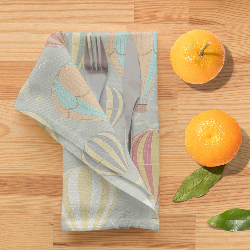 Air Balloons Table Napkin-Table Napkins-NAP_TB-IC 5007207 IC 5007207, Ancient, Art and Paintings, Automobiles, Birds, Drawing, Festivals, Festivals and Occasions, Festive, Historical, Illustrations, Medieval, Paintings, Patterns, Retro, Signs, Signs and Symbols, Sports, Stripes, Transportation, Travel, Vehicles, Vintage, air, balloons, table, napkin, hot, balloon, seamless, above, adventure, aerial, art, aviation, background, ballooning, basket, bird, blue, cloud, color, design, festival, flight, float, fly