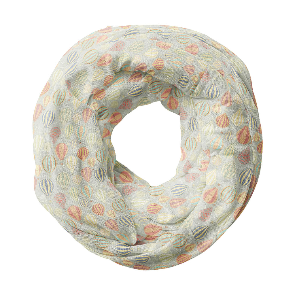 Air Balloons Printed Wraparound Infinity Loop Scarf | Girls & Women | Soft Poly Fabric-Scarfs Infinity Loop-SCF_FB_LP-IC 5007207 IC 5007207, Ancient, Art and Paintings, Automobiles, Birds, Drawing, Festivals, Festivals and Occasions, Festive, Historical, Illustrations, Medieval, Paintings, Patterns, Retro, Signs, Signs and Symbols, Sports, Stripes, Transportation, Travel, Vehicles, Vintage, air, balloons, printed, wraparound, infinity, loop, scarf, girls, women, soft, poly, fabric, hot, balloon, seamless, a