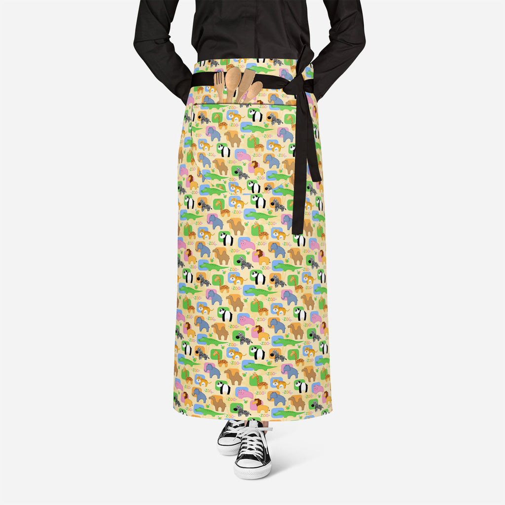 African Animals Apron | Adjustable, Free Size & Waist Tiebacks-Aprons Waist to Knee-APR_WS_FT-IC 5007209 IC 5007209, Abstract Expressionism, Abstracts, African, Animals, Animated Cartoons, Botanical, Caricature, Cartoons, Floral, Flowers, Nature, Patterns, Semi Abstract, apron, adjustable, free, size, waist, tiebacks, funny, abstract, africa, animal, background, camel, cartoon, colorful, crocodile, cute, elephant, giraffe, hippo, life, lion, mammal, material, palm, panda, pattern, repeated, river, seamless,