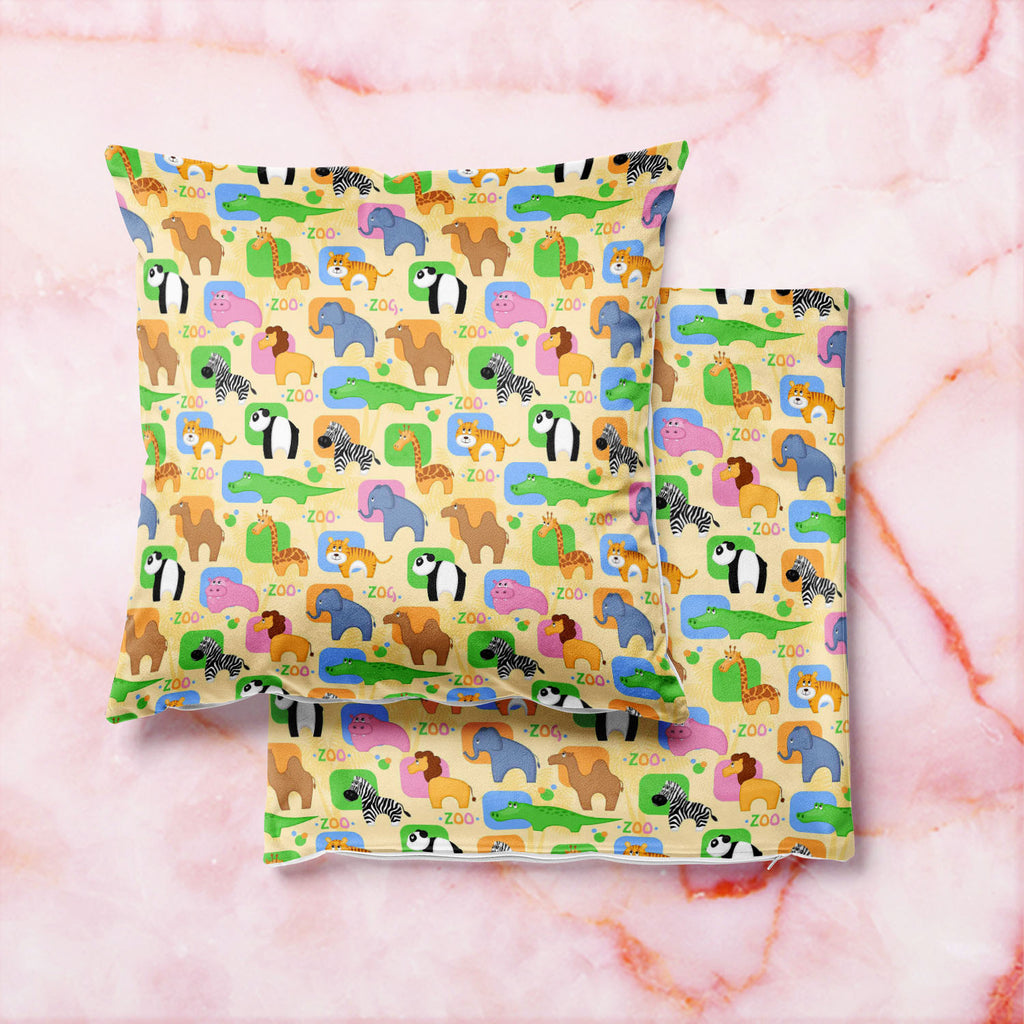 African Animals D1 Cushion Cover Throw Pillow-Cushion Covers-CUS_CV-IC 5007209 IC 5007209, Abstract Expressionism, Abstracts, African, Animals, Animated Cartoons, Botanical, Caricature, Cartoons, Floral, Flowers, Nature, Patterns, Semi Abstract, d1, cushion, cover, throw, pillow, funny, abstract, africa, animal, background, camel, cartoon, colorful, crocodile, cute, elephant, giraffe, hippo, life, lion, mammal, material, palm, panda, pattern, repeated, river, seamless, textile, tiger, tile, wallpaper, wild,