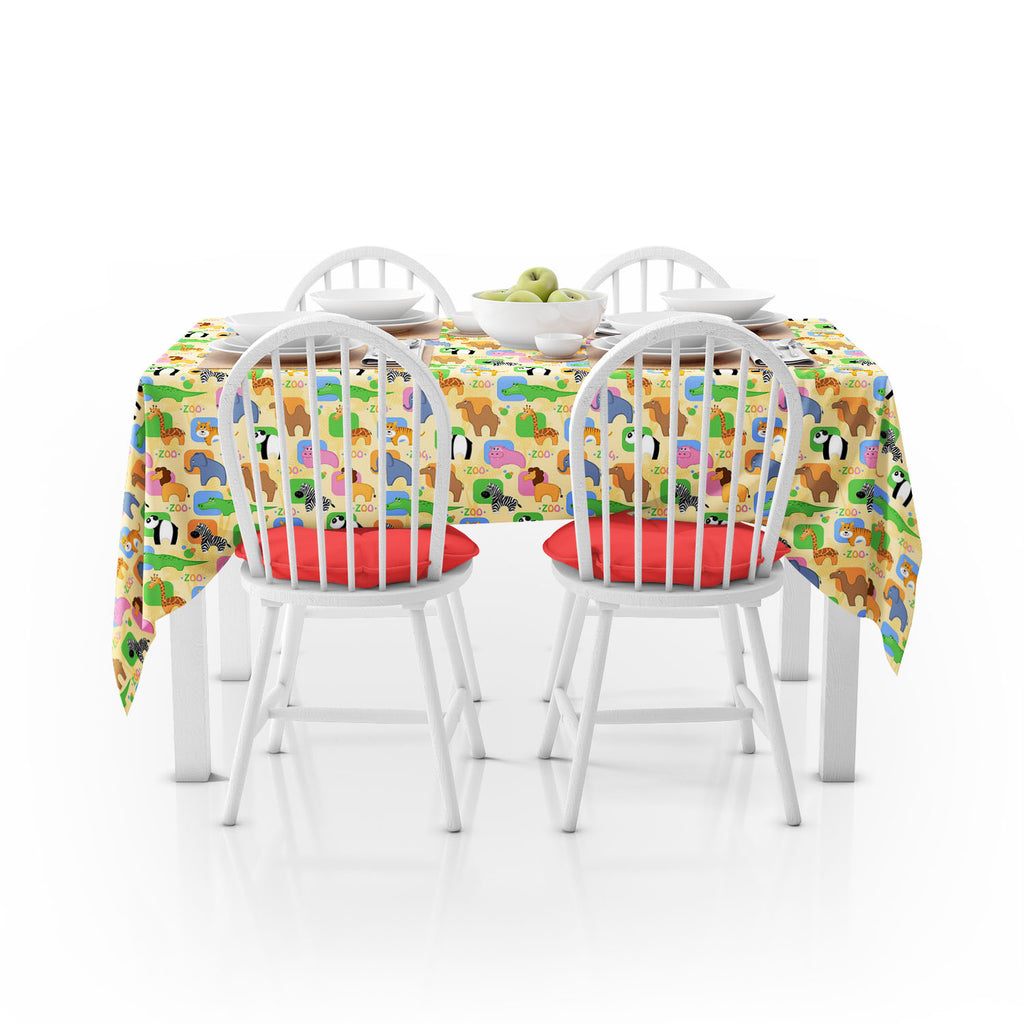 African Animals Table Cloth Cover - Table Covers - ArtzFolio.com