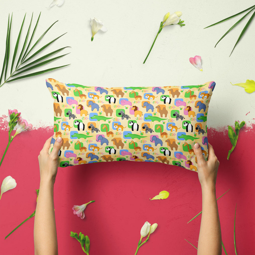 African Animals D1 Pillow Cover Case-Pillow Cases-PIL_CV-IC 5007209 IC 5007209, Abstract Expressionism, Abstracts, African, Animals, Animated Cartoons, Botanical, Caricature, Cartoons, Floral, Flowers, Nature, Patterns, Semi Abstract, d1, pillow, cover, case, funny, abstract, africa, animal, background, camel, cartoon, colorful, crocodile, cute, elephant, giraffe, hippo, life, lion, mammal, material, palm, panda, pattern, repeated, river, seamless, textile, tiger, tile, wallpaper, wild, zebra, zoo, artzfoli