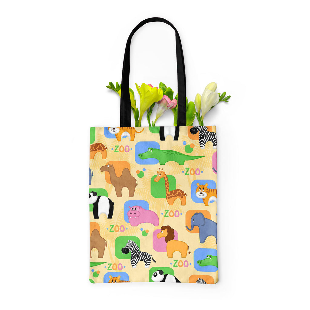 African Animals D1 Tote Bag Shoulder Purse | Multipurpose - Tote Bags Basic - ArtzFolio.com