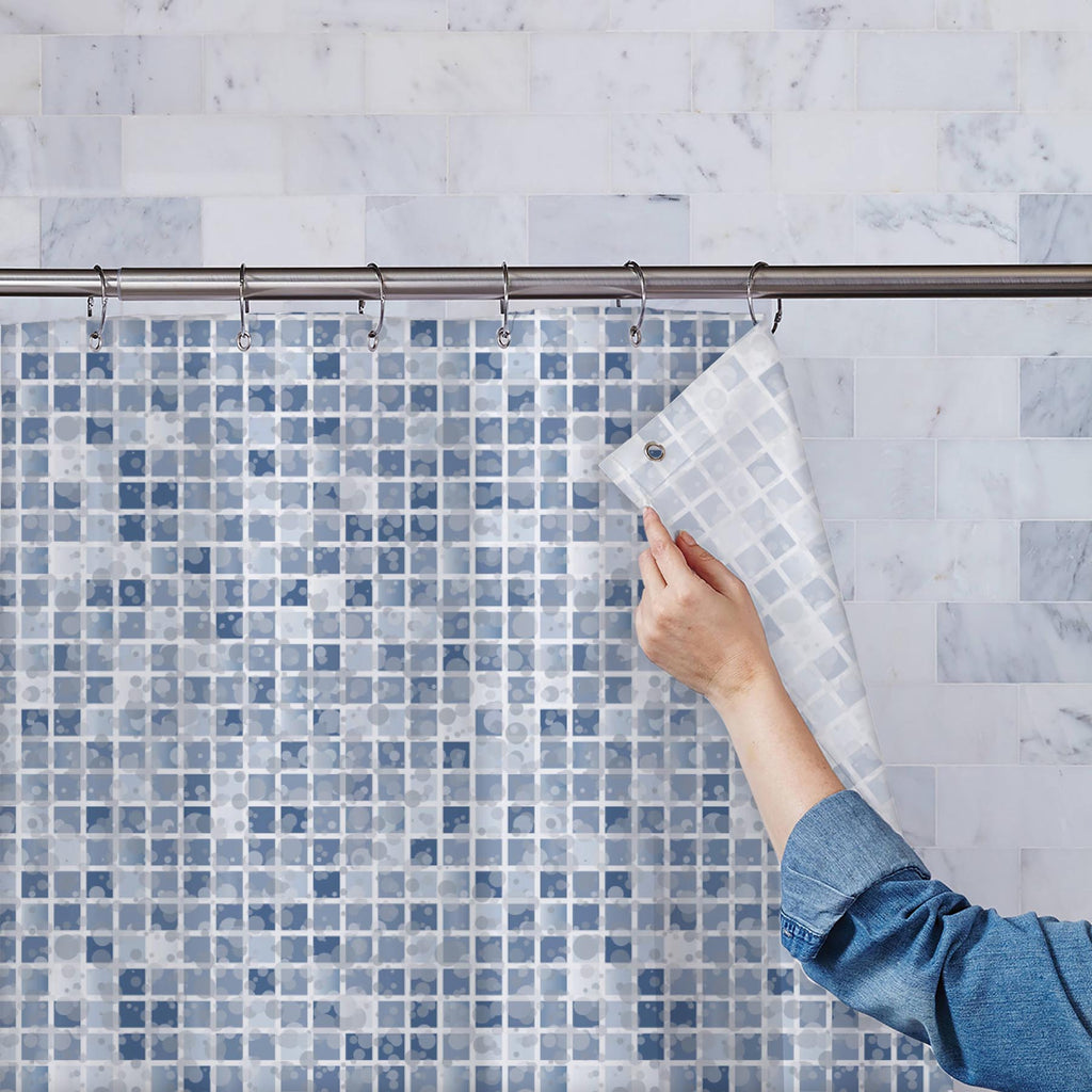 Brown Tiles Washable Waterproof Shower Curtain-Shower Curtains-CUR_SH-IC 5007210 IC 5007210, Abstract Expressionism, Abstracts, Ancient, Architecture, Check, Circle, Decorative, Geometric, Geometric Abstraction, Grid Art, Historical, Marble, Marble and Stone, Medieval, Modern Art, Patterns, Retro, Semi Abstract, Vintage, brown, tiles, washable, waterproof, shower, curtain, abstract, background, bathroom, beautiful, block, blue, checks, closeup, colorful, colour, covering, cubes, curve, depth, editable, floo