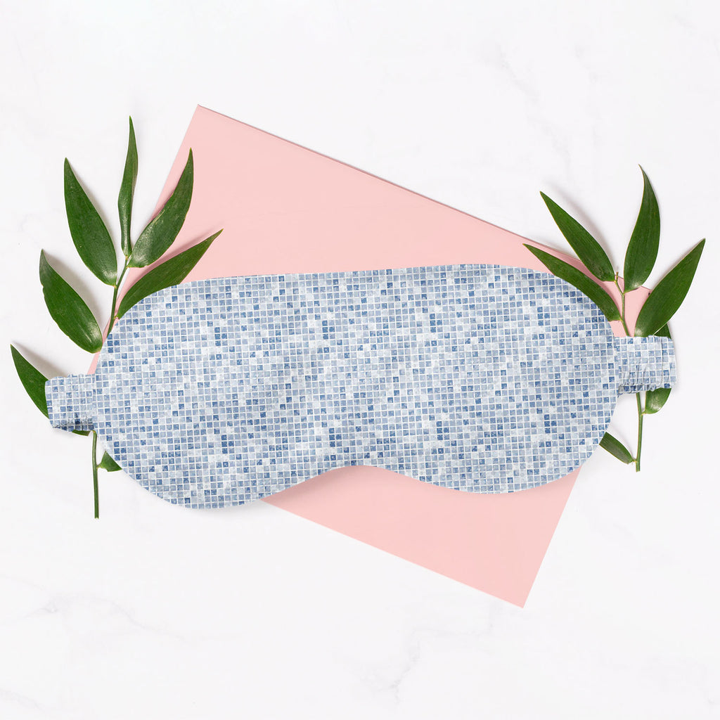 Brown Tiles Sleeping Eye Pad Blackout Eye Cover | Soft Anti-Allergic Eco-Friendly Natural Mulberry Silk Fabric-Sleep Masks-MSK_SL_BS-IC 5007210 IC 5007210, Abstract Expressionism, Abstracts, Ancient, Architecture, Check, Circle, Decorative, Geometric, Geometric Abstraction, Grid Art, Historical, Marble, Marble and Stone, Medieval, Modern Art, Patterns, Retro, Semi Abstract, Vintage, brown, tiles, sleeping, eye, pad, blackout, cover, soft, anti-allergic, eco-friendly, natural, satin, silk, fabric, abstract, 