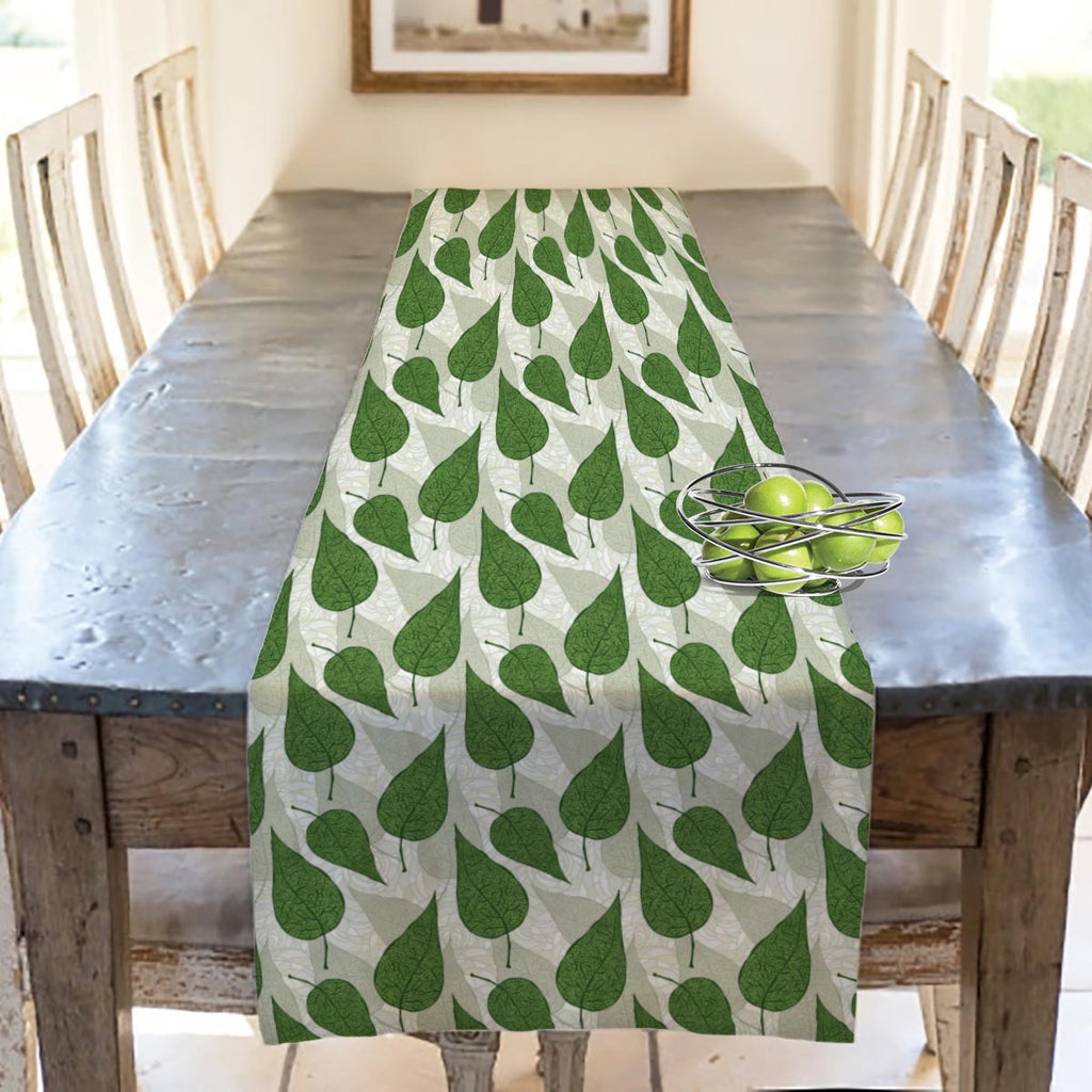 ArtzFolio Hand Drawn Green Leafs Table Runner-Table Runners-AZKIT9933233RUN_TB_L-Image Code 5007211 Vishnu Image Folio Pvt Ltd, IC 5007211, ArtzFolio, Table Runners, Floral, Digital Art, hand, drawn, green, leafs, table, runner, background, seamless, table runner, table cloth, table covers, dining table runner, poly satin kitchen table runner, table linen, tablecloths for large dining table, table runner set, pitaara box, designer kitchen table runner, linen tablecloth, decorative table runners, round table