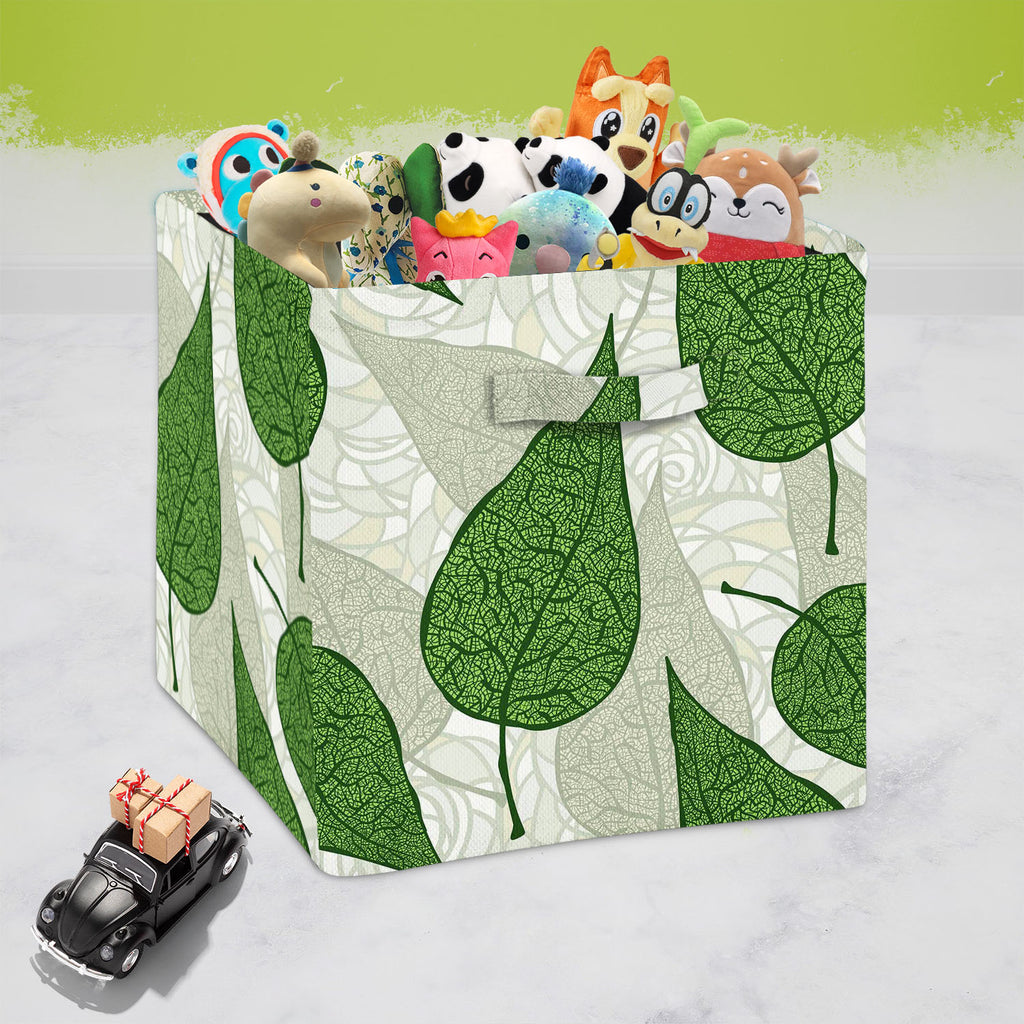 Hand Drawn Green Leafs Foldable Open Storage Bin | Organizer Box, Toy Basket, Shelf Box, Laundry Bag | Canvas Fabric-Storage Bins-STR_BI_CB-IC 5007211 IC 5007211, Patterns, hand, drawn, green, leafs, foldable, open, storage, bin, organizer, box, toy, basket, shelf, laundry, bag, canvas, fabric, background, seamless, artzfolio, laundry bag, storage bins, toy basket, laundry bag online, foldable storage box, cloth storage basket, laundry bag for clothes, tote box, fabric storage boxes, kids toy storage box, s