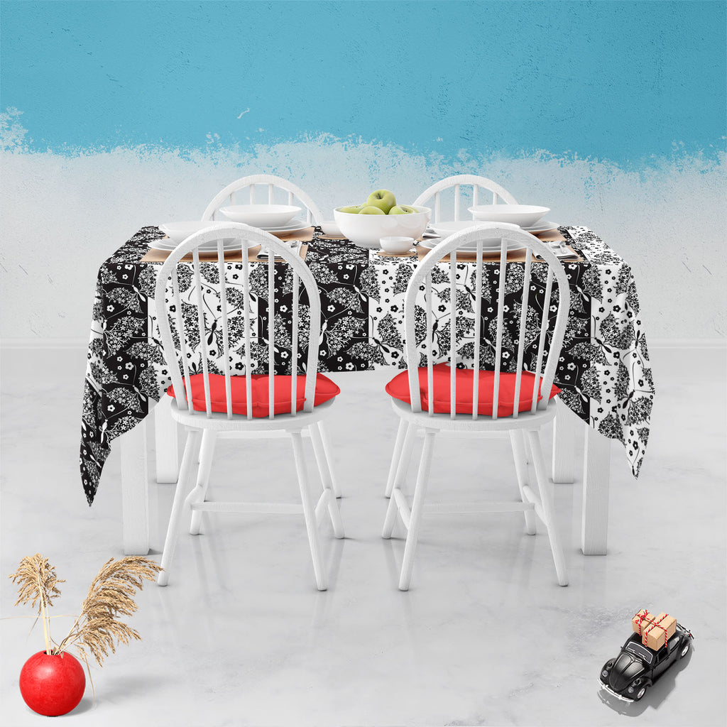 Butterflies & Flowers Table Cloth Cover-Table Covers-CVR_TB_NR-IC 5007212 IC 5007212, Abstract Expressionism, Abstracts, Ancient, Art and Paintings, Botanical, Decorative, Digital, Digital Art, Drawing, Floral, Flowers, Graphic, Historical, Illustrations, Medieval, Modern Art, Nature, Paintings, Patterns, Scenic, Seasons, Semi Abstract, Signs, Signs and Symbols, Symbols, Victorian, Vintage, butterflies, table, cloth, cover, abstract, art, background, beautiful, beauty, botany, butterfly, contour, creative, 