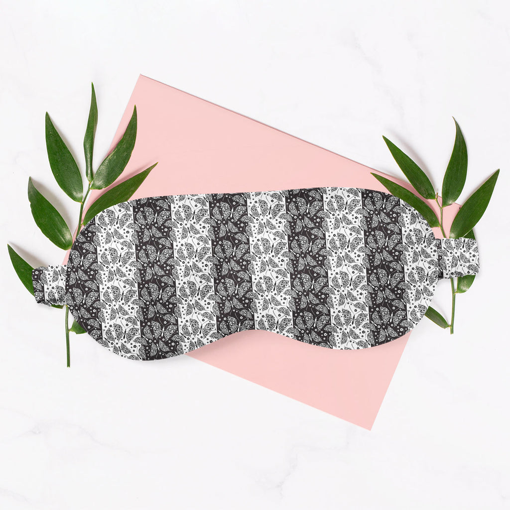 Butterflies & Flowers Sleeping Eye Pad Blackout Eye Cover | Soft Anti-Allergic Eco-Friendly Natural Mulberry Silk Fabric-Sleep Masks-MSK_SL_BS-IC 5007212 IC 5007212, Abstract Expressionism, Abstracts, Ancient, Art and Paintings, Botanical, Decorative, Digital, Digital Art, Drawing, Floral, Flowers, Graphic, Historical, Illustrations, Medieval, Modern Art, Nature, Paintings, Patterns, Scenic, Seasons, Semi Abstract, Signs, Signs and Symbols, Symbols, Victorian, Vintage, butterflies, sleeping, eye, pad, black