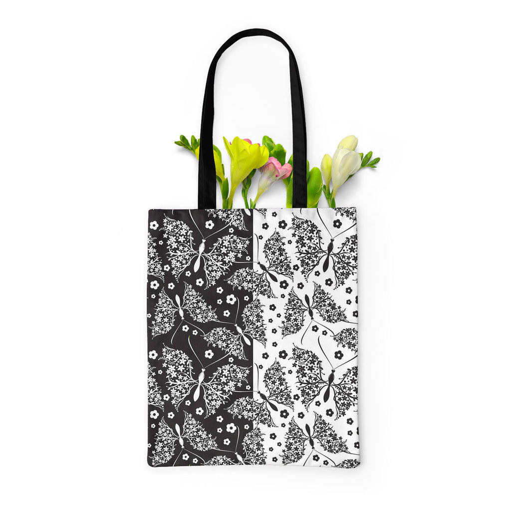Butterflies & Flowers Tote Bag Shoulder Purse | Multipurpose-Tote Bags Basic-TOT_FB_BS-IC 5007212 IC 5007212, Abstract Expressionism, Abstracts, Ancient, Art and Paintings, Botanical, Decorative, Digital, Digital Art, Drawing, Floral, Flowers, Graphic, Historical, Illustrations, Medieval, Modern Art, Nature, Paintings, Patterns, Scenic, Seasons, Semi Abstract, Signs, Signs and Symbols, Symbols, Victorian, Vintage, butterflies, tote, bag, shoulder, purse, multipurpose, abstract, art, background, beautiful, b
