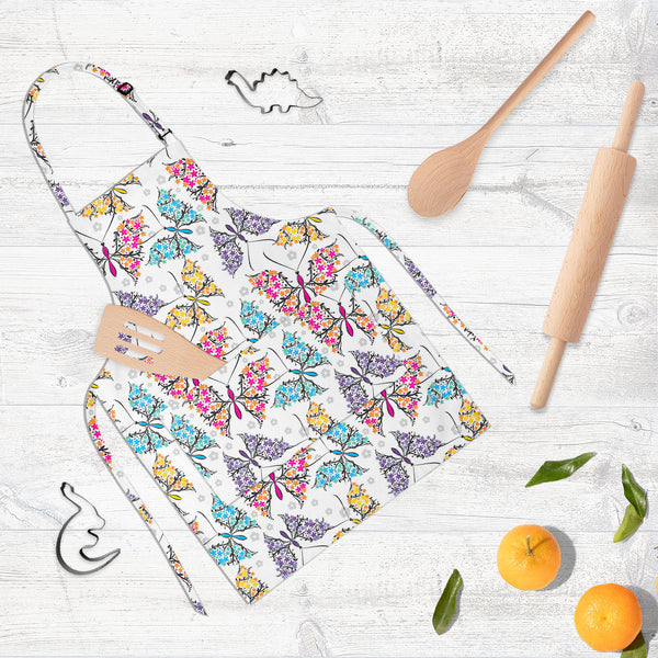 Cute Butterflies Apron | Adjustable, Free Size & Waist Tiebacks-Aprons Neck to Knee-APR_NK_KN-IC 5007213 IC 5007213, Abstract Expressionism, Abstracts, Ancient, Art and Paintings, Botanical, Decorative, Digital, Digital Art, Drawing, Floral, Flowers, Graphic, Historical, Illustrations, Medieval, Modern Art, Nature, Paintings, Patterns, Scenic, Seasons, Semi Abstract, Signs, Signs and Symbols, Symbols, Victorian, Vintage, cute, butterflies, full-length, neck, to, knee, apron, poly-cotton, fabric, adjustable,