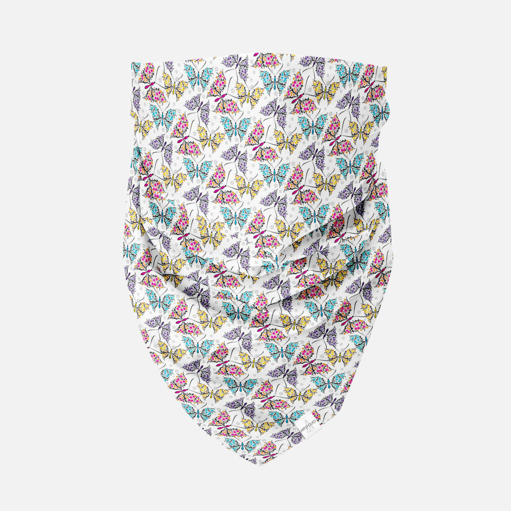 Cute Butterflies Printed Bandana | Headband Headwear Wristband Balaclava | Unisex | Soft Poly Fabric-Bandanas-BND_FB_BS-IC 5007213 IC 5007213, Abstract Expressionism, Abstracts, Ancient, Art and Paintings, Botanical, Decorative, Digital, Digital Art, Drawing, Floral, Flowers, Graphic, Historical, Illustrations, Medieval, Modern Art, Nature, Paintings, Patterns, Scenic, Seasons, Semi Abstract, Signs, Signs and Symbols, Symbols, Victorian, Vintage, cute, butterflies, printed, bandana, headband, headwear, wris