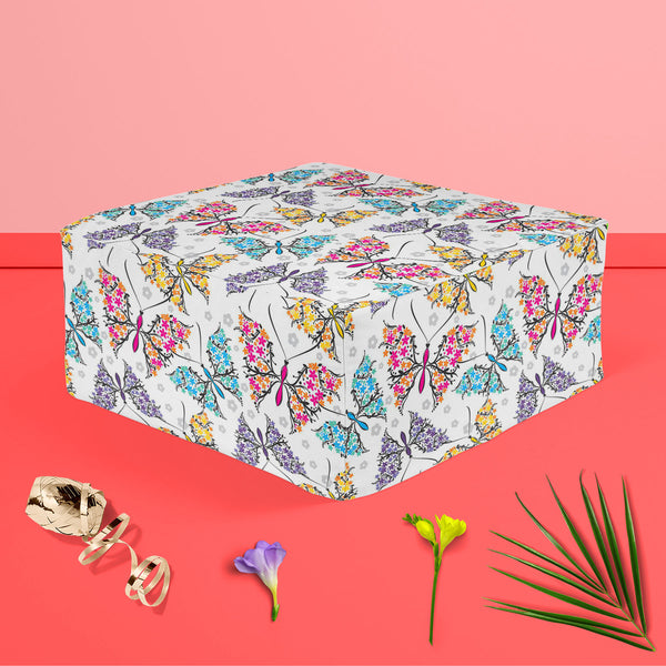 Cute Butterflies Footstool Footrest Puffy Pouffe Ottoman Bean Bag | Canvas Fabric-Footstools-FST_CB_BN-IC 5007213 IC 5007213, Abstract Expressionism, Abstracts, Ancient, Art and Paintings, Botanical, Decorative, Digital, Digital Art, Drawing, Floral, Flowers, Graphic, Historical, Illustrations, Medieval, Modern Art, Nature, Paintings, Patterns, Scenic, Seasons, Semi Abstract, Signs, Signs and Symbols, Symbols, Victorian, Vintage, cute, butterflies, footstool, footrest, puffy, pouffe, ottoman, bean, bag, flo