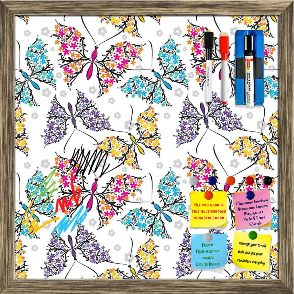 Cute Butterflies Framed Magnetic Dry Erase Board | Combo with Magnet Buttons & Markers-Magnetic Boards Framed-MGB_FR-IC 5007213 IC 5007213, Abstract Expressionism, Abstracts, Ancient, Art and Paintings, Botanical, Decorative, Digital, Digital Art, Drawing, Floral, Flowers, Graphic, Historical, Illustrations, Medieval, Modern Art, Nature, Paintings, Patterns, Scenic, Seasons, Semi Abstract, Signs, Signs and Symbols, Symbols, Victorian, Vintage, cute, butterflies, framed, magnetic, dry, erase, board, printed,
