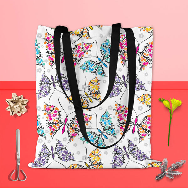 Cute Butterflies Tote Bag Shoulder Purse | Multipurpose-Tote Bags Basic-TOT_FB_BS-IC 5007213 IC 5007213, Abstract Expressionism, Abstracts, Ancient, Art and Paintings, Botanical, Decorative, Digital, Digital Art, Drawing, Floral, Flowers, Graphic, Historical, Illustrations, Medieval, Modern Art, Nature, Paintings, Patterns, Scenic, Seasons, Semi Abstract, Signs, Signs and Symbols, Symbols, Victorian, Vintage, cute, butterflies, tote, bag, shoulder, purse, cotton, canvas, fabric, multipurpose, pattern, flowe