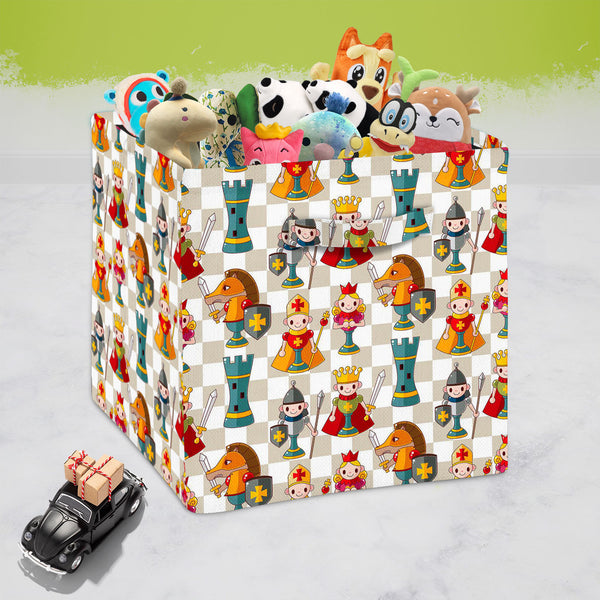 Cartoon Chess Foldable Open Storage Bin | Organizer Box, Toy Basket, Shelf Box, Laundry Bag | Canvas Fabric-Storage Bins-STR_BI_CB-IC 5007214 IC 5007214, Animated Cartoons, Black, Black and White, Caricature, Cartoons, Comics, Illustrations, Patterns, Sports, White, Wooden, cartoon, chess, foldable, open, storage, bin, organizer, box, toy, basket, shelf, laundry, bag, canvas, fabric, adorable, backdrop, background, battle, bishop, board, castle, collection, color, colorful, comic, competition, cute, decor, 
