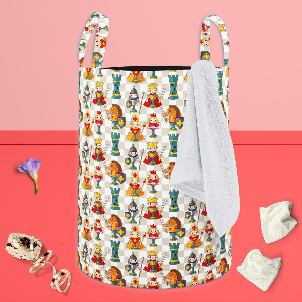 Cartoon Chess Foldable Open Storage Bin | Organizer Box, Toy Basket, Shelf Box, Laundry Bag | Canvas Fabric-Storage Bins-STR_BI_CB-IC 5007214 IC 5007214, Animated Cartoons, Black, Black and White, Caricature, Cartoons, Comics, Illustrations, Patterns, Sports, White, Wooden, cartoon, chess, foldable, open, storage, bin, organizer, box, toy, basket, shelf, laundry, bag, canvas, fabric, adorable, backdrop, background, battle, bishop, board, castle, collection, color, colorful, comic, competition, cute, decor, 