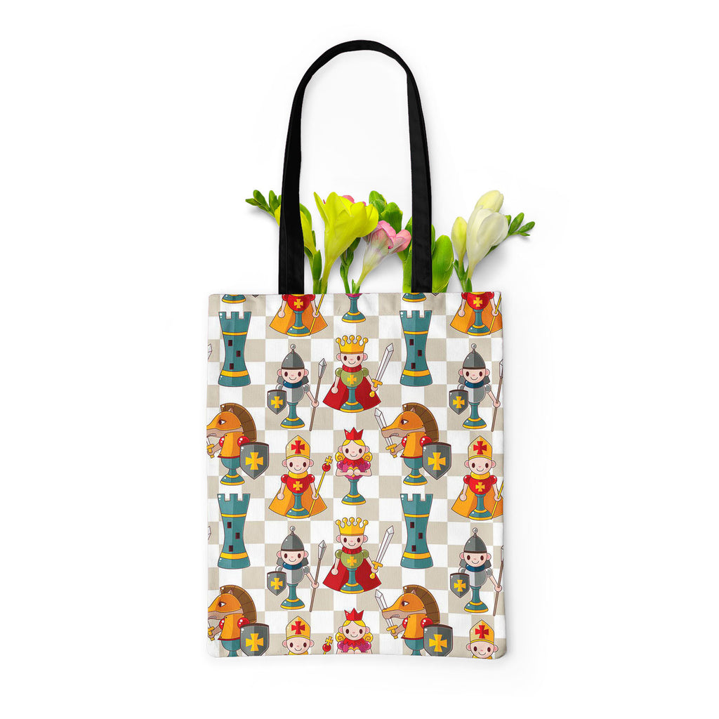 Cartoon Chess Tote Bag Shoulder Purse | Multipurpose-Tote Bags Basic-TOT_FB_BS-IC 5007214 IC 5007214, Animated Cartoons, Black, Black and White, Caricature, Cartoons, Comics, Illustrations, Patterns, Sports, White, Wooden, cartoon, chess, tote, bag, shoulder, purse, multipurpose, adorable, backdrop, background, battle, bishop, board, castle, collection, color, colorful, comic, competition, cute, decor, decoration, frame, game, group, horse, illustration, king, knight, leisure, master, move, pattern, pawn, p