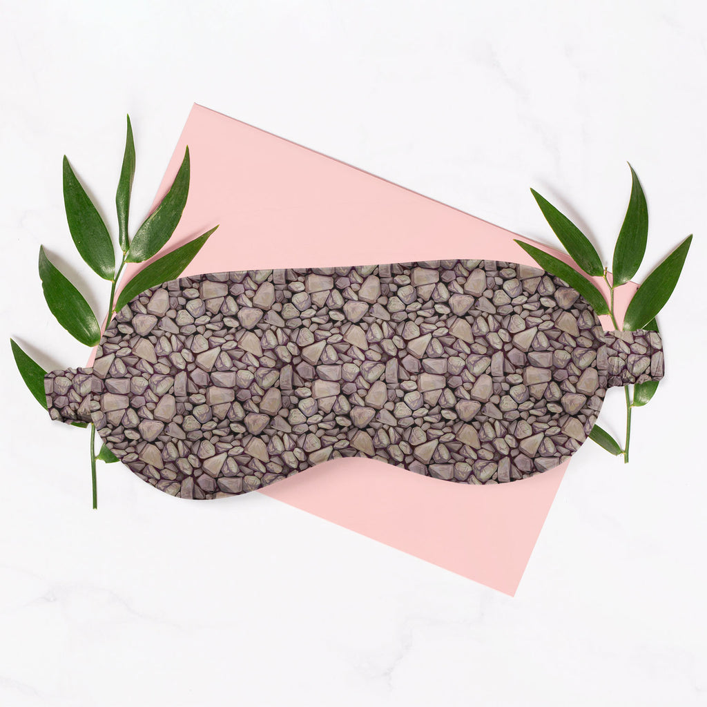 Abstract Art Sleeping Eye Pad Blackout Eye Cover | Soft Anti-Allergic Eco-Friendly Natural Mulberry Silk Fabric - Sleep Masks - ArtzFolio.com