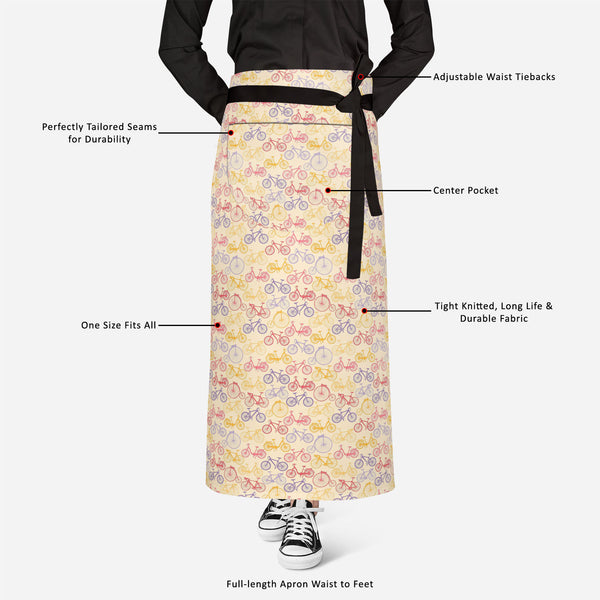 Biking Apron | Adjustable, Free Size & Waist Tiebacks-Aprons Waist to Knee-APR_WS_FT-IC 5007216 IC 5007216, Automobiles, Bikes, Cities, City Views, Digital, Digital Art, Graphic, Illustrations, Mountains, Nature, Patterns, Scenic, Signs, Signs and Symbols, Sports, Transportation, Travel, Vehicles, biking, full-length, apron, poly-cotton, fabric, adjustable, waist, tiebacks, bicycle, pattern, background, bike, city, collection, cycle, design, ecological, element, endless, exercise, fitness, healthy, illustra