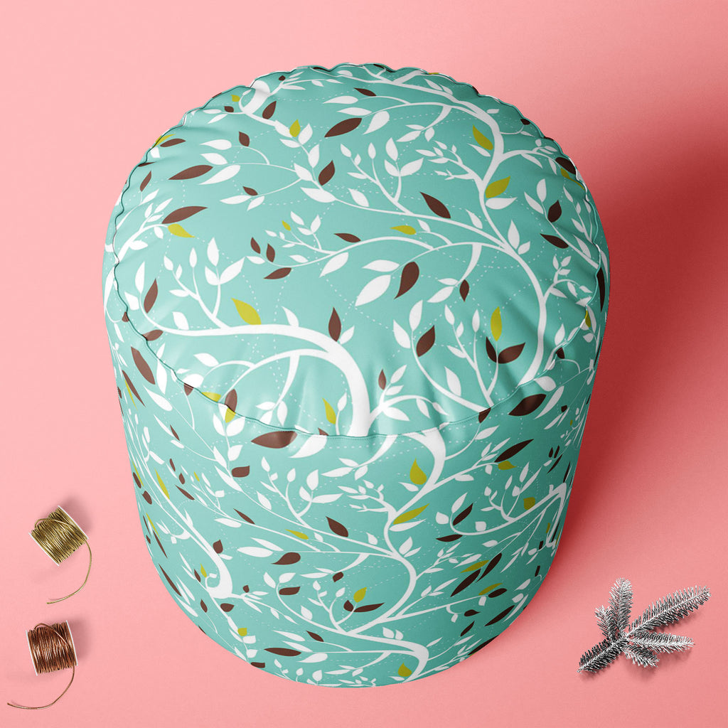 Branches Footstool Footrest Puffy Pouffe Ottoman Bean Bag | Canvas Fabric-Footstools-FST_CB_BN-IC 5007218 IC 5007218, Abstract Expressionism, Abstracts, Ancient, Art and Paintings, Baroque, Botanical, Decorative, Digital, Digital Art, Floral, Flowers, Graphic, Historical, Illustrations, Medieval, Modern Art, Nature, Paintings, Patterns, Rococo, Scenic, Seasons, Semi Abstract, Signs, Signs and Symbols, Vintage, branches, footstool, footrest, puffy, pouffe, ottoman, bean, bag, canvas, fabric, pattern, abstrac