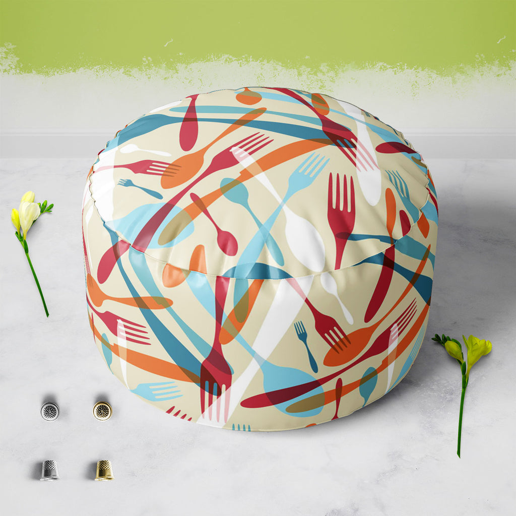 Knife & Spoon Footstool Footrest Puffy Pouffe Ottoman Bean Bag | Canvas Fabric-Footstools-FST_CB_BN-IC 5007219 IC 5007219, Abstract Expressionism, Abstracts, Beverage, Cuisine, Food, Food and Beverage, Food and Drink, Icons, Illustrations, Kitchen, Patterns, Semi Abstract, Signs and Symbols, Symbols, knife, spoon, footstool, footrest, puffy, pouffe, ottoman, bean, bag, canvas, fabric, pattern, bistro, seamless, abstract, background, cafe, card, celebrate, celebration, collection, cook, cooking, cutlery, dec