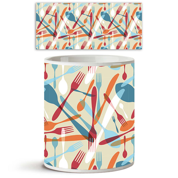 Knife & Spoon Ceramic Coffee Tea Mug Inside White-Coffee Mugs-MUG-IC 5007219 IC 5007219, Abstract Expressionism, Abstracts, Beverage, Cuisine, Food, Food and Beverage, Food and Drink, Icons, Illustrations, Kitchen, Patterns, Semi Abstract, Signs and Symbols, Symbols, knife, spoon, ceramic, coffee, tea, mug, inside, white, pattern, bistro, seamless, abstract, background, cafe, card, celebrate, celebration, collection, cook, cooking, cutlery, decoration, dining, dinner, eat, equipment, fork, gift, gourmet, gr