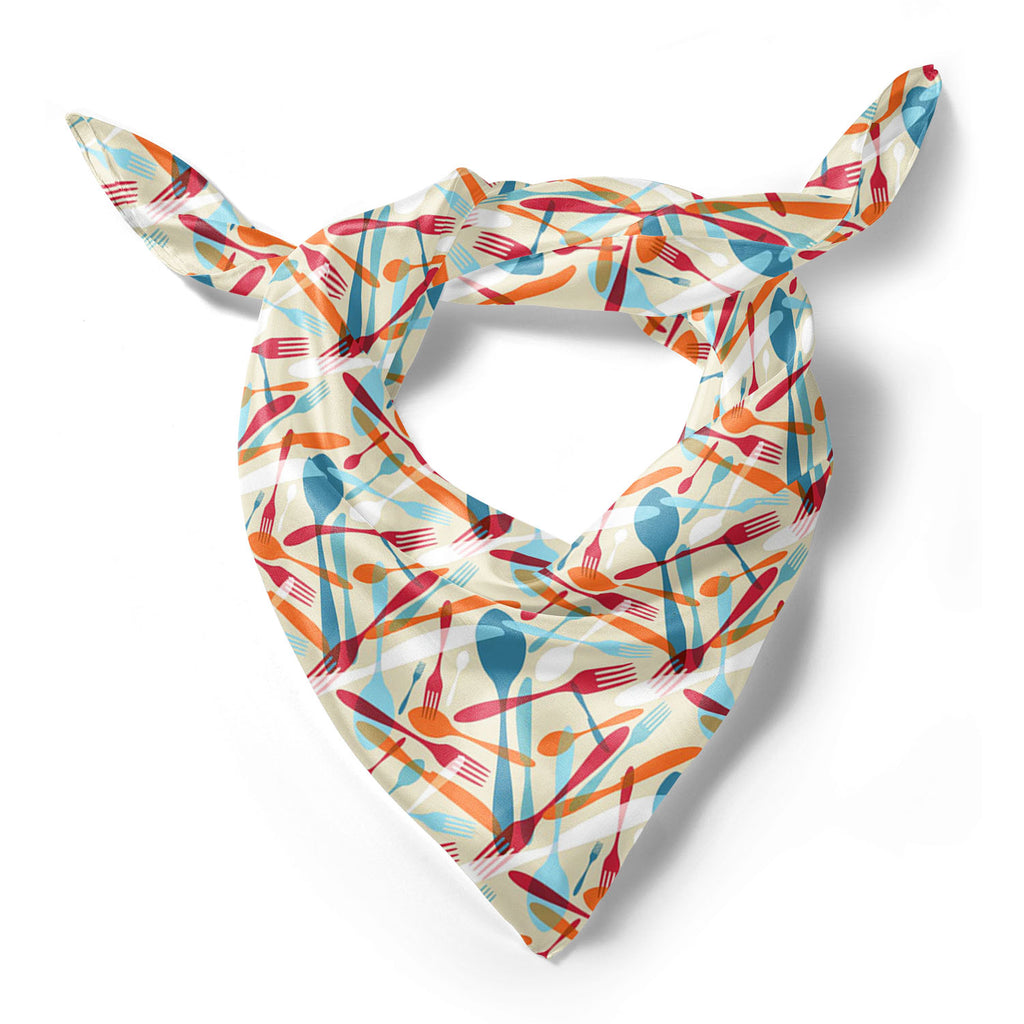 Knife & Spoon Printed Scarf | Neckwear Balaclava | Girls & Women | Soft Poly Fabric-Scarfs Basic-SCF_FB_BS-IC 5007219 IC 5007219, Abstract Expressionism, Abstracts, Beverage, Cuisine, Food, Food and Beverage, Food and Drink, Icons, Illustrations, Kitchen, Patterns, Semi Abstract, Signs and Symbols, Symbols, knife, spoon, printed, scarf, neckwear, balaclava, girls, women, soft, poly, fabric, pattern, bistro, seamless, abstract, background, cafe, card, celebrate, celebration, collection, cook, cooking, cutler