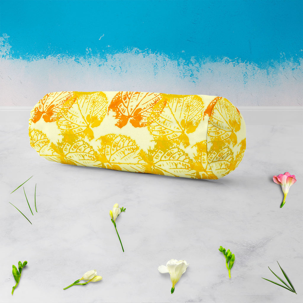 Leaves Bolster Cover Booster Cases | Concealed Zipper Opening-Bolster Covers-BOL_CV_ZP-IC 5007220 IC 5007220, Ancient, Botanical, Floral, Flowers, Historical, Medieval, Nature, Patterns, Retro, Scenic, Vintage, Watercolour, leaves, bolster, cover, booster, cases, concealed, zipper, opening, pattern, watercolor, autumn, background, beautiful, childish, color, colorful, colours, cool, cute, doodle, fall, flora, flower, garden, grass, green, insect, leaf, mixed, pastel, red, seamless, tender, textile, texture,