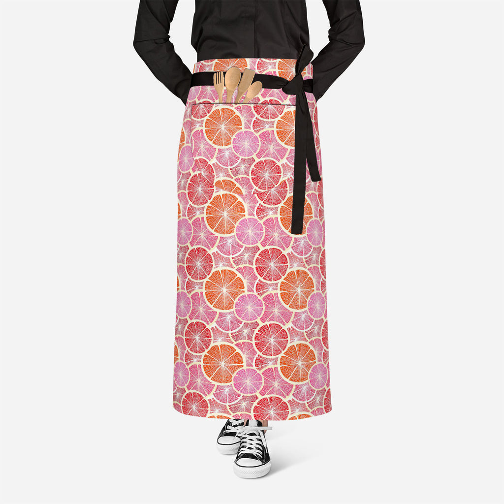 Grapefruit Apron | Adjustable, Free Size & Waist Tiebacks-Aprons Waist to Knee-APR_WS_FT-IC 5007221 IC 5007221, Art and Paintings, Digital, Digital Art, Drawing, Fruit and Vegetable, Fruits, Graphic, Illustrations, Patterns, Signs, Signs and Symbols, Tropical, grapefruit, apron, adjustable, free, size, waist, tiebacks, wallpaper, pattern, seamless, fruit, art, background, beautiful, card, citrus, clipart, colorful, concept, continuous, creative, curves, design, editable, fold, group, illustration, infinity,