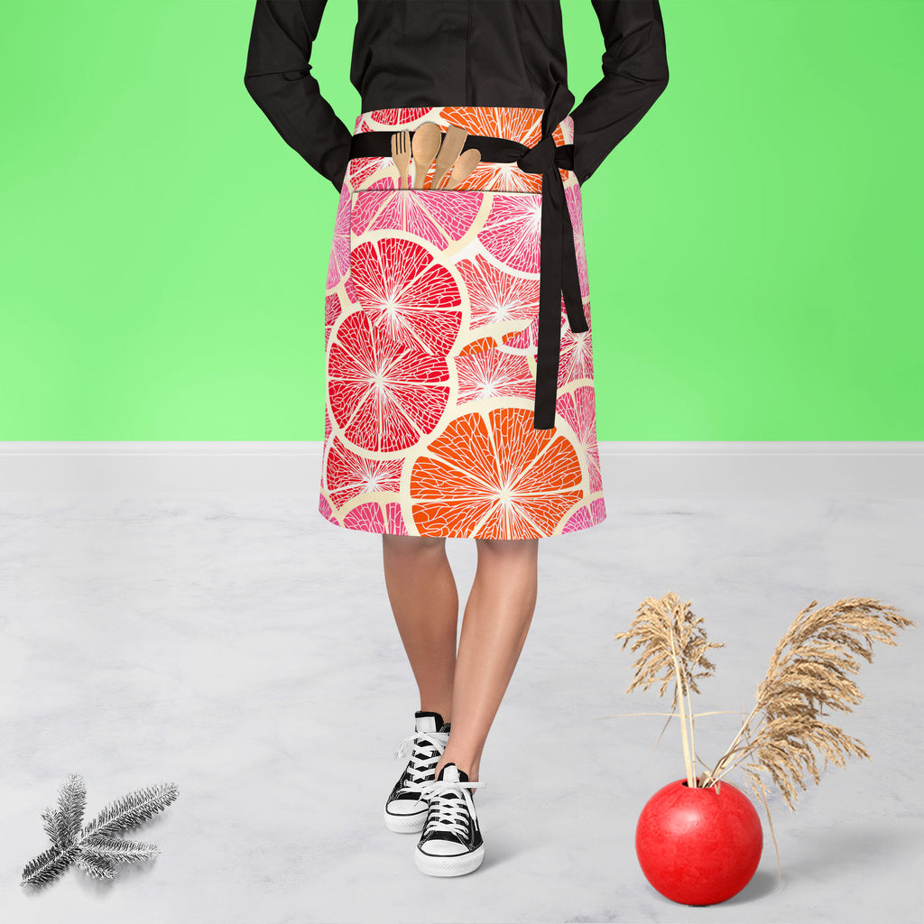 Grapefruit Apron | Adjustable, Free Size & Waist Tiebacks-Apron Waist to Knee-APR_WS_KN-IC 5007221 IC 5007221, Art and Paintings, Digital, Digital Art, Drawing, Fruit and Vegetable, Fruits, Graphic, Illustrations, Patterns, Signs, Signs and Symbols, Tropical, grapefruit, apron, adjustable, free, size, waist, tiebacks, wallpaper, pattern, seamless, fruit, art, background, beautiful, card, citrus, clipart, colorful, concept, continuous, creative, curves, design, editable, fold, group, illustration, infinity, 