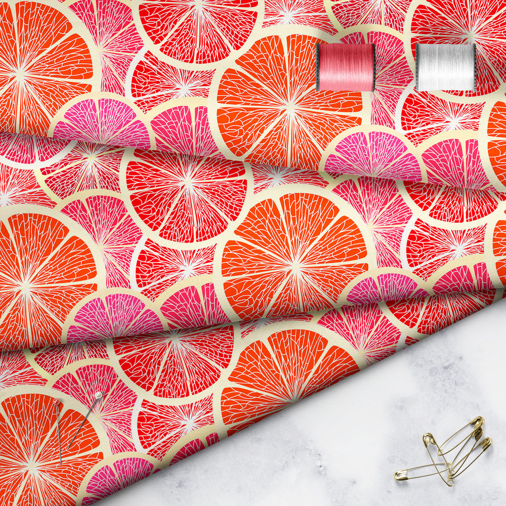 Grapefruit Sofa Fabric by Metre | Upholstery For Sofa, Curtains & Cushions-Sofa Fabrics-SOF_FB-IC 5007221 IC 5007221, Art and Paintings, Digital, Digital Art, Drawing, Fruit and Vegetable, Fruits, Graphic, Illustrations, Patterns, Signs, Signs and Symbols, Tropical, grapefruit, sofa, fabric, by, metre, upholstery, for, curtains, cushions, wallpaper, pattern, seamless, fruit, art, background, beautiful, card, citrus, clipart, colorful, concept, continuous, creative, curves, design, editable, fold, group, ill