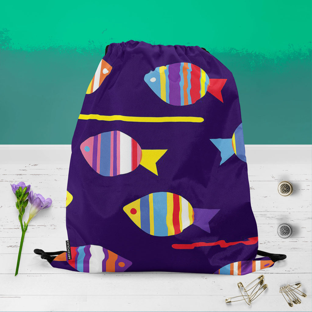 Colourful Fishes Backpack for Students | College & Travel Bag-Backpacks-BPK_FB_DS-IC 5007222 IC 5007222, Animals, Animated Cartoons, Art and Paintings, Baby, Birds, Caricature, Cartoons, Children, Decorative, Digital, Digital Art, Fantasy, Graphic, Illustrations, Kids, Nature, Paintings, Patterns, Scenic, Signs, Signs and Symbols, colourful, fishes, backpack, for, students, college, travel, bag, fish, pattern, cartoon, animal, aquarium, aquatic, background, beautiful, blue, child, childish, cute, decor, dec